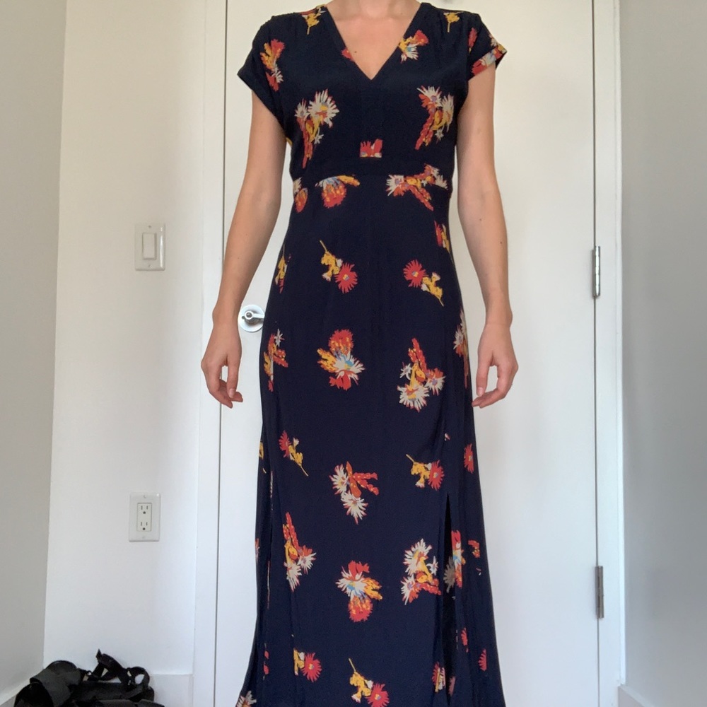 Madewell Fall Floral Maxi Dress